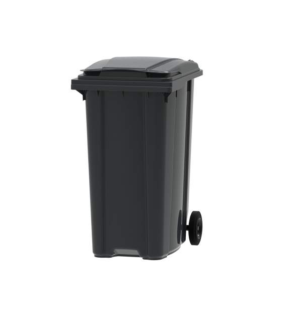Container din plastic  360 L  Negru